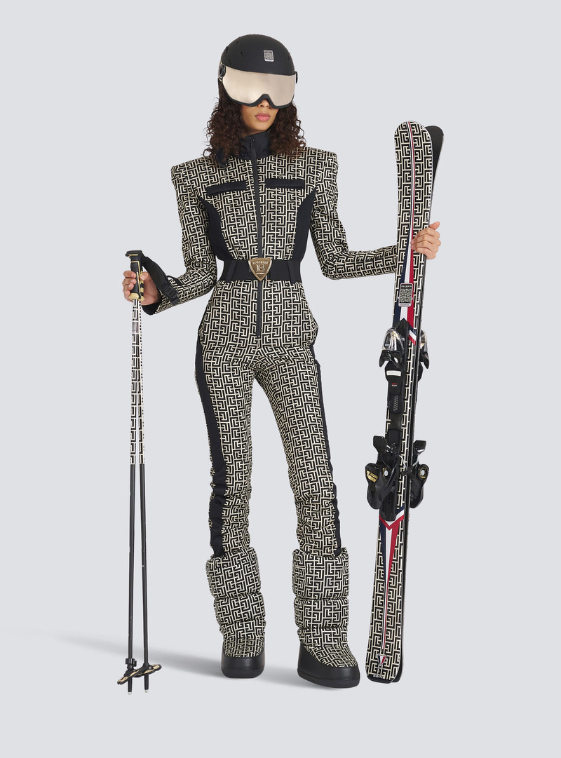 Balmain Balmain x Rossignol - Balmain monogram ski jumpsuit outlook