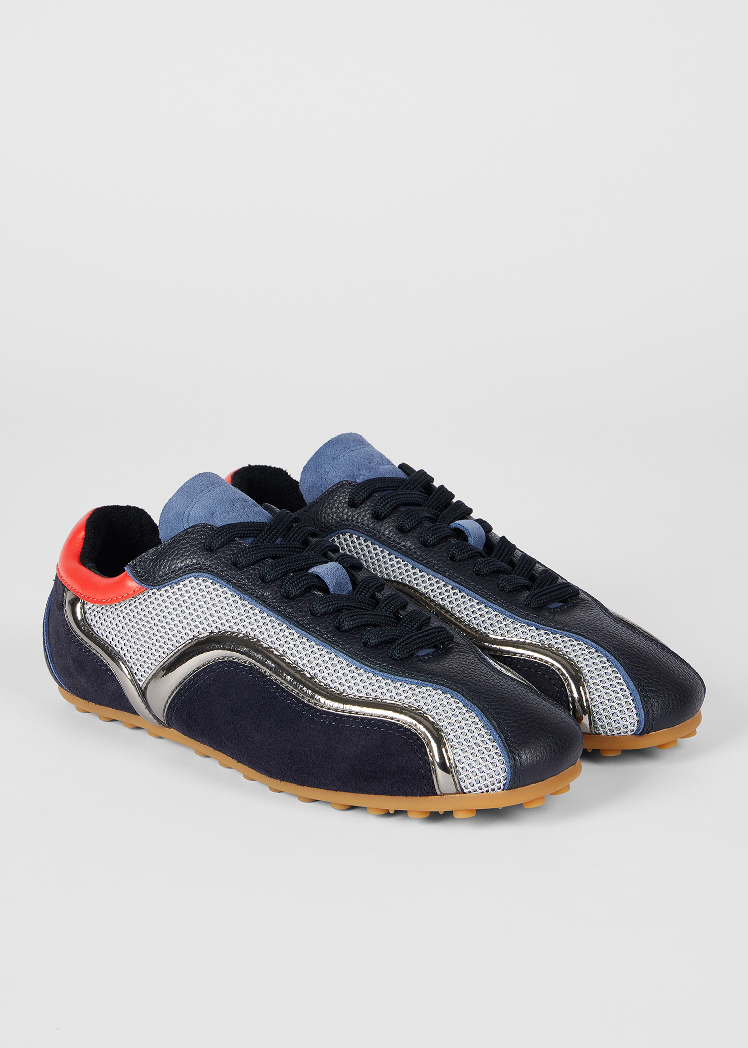 Women's Navy 'Rochelle' Trainers - 4