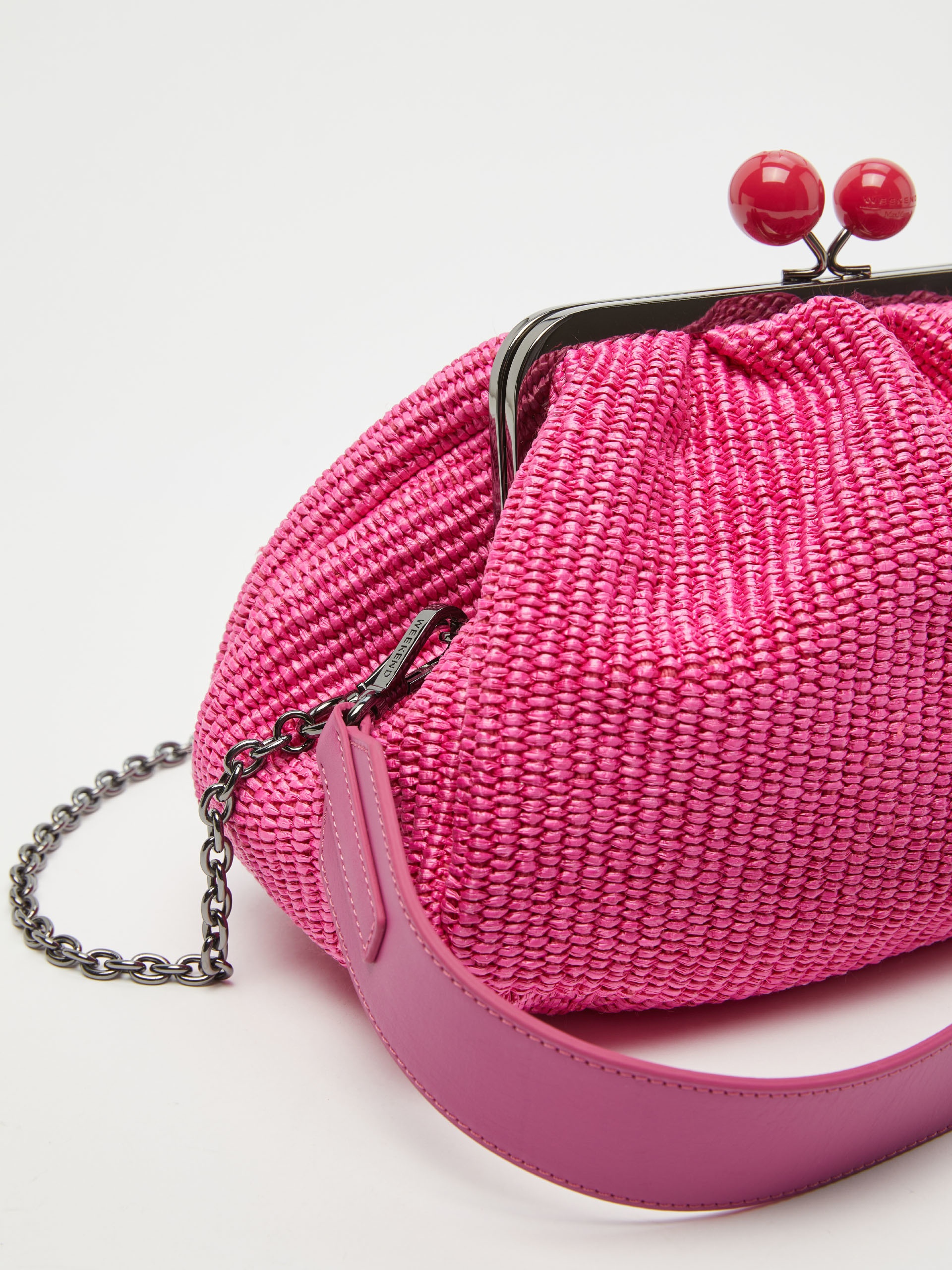 LIVIA Medium raffia Pasticcino Bag - 6