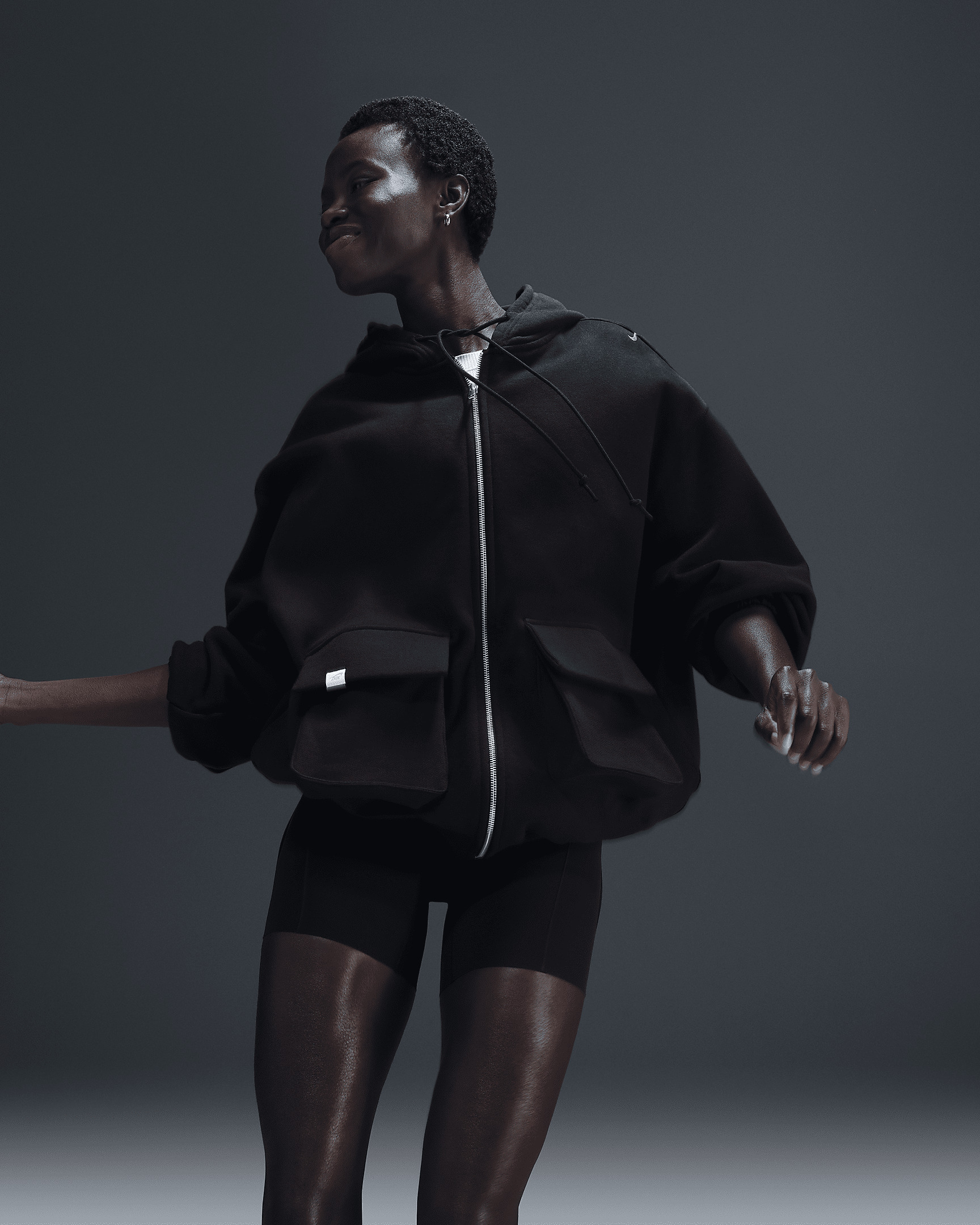Nike Sportswear Women's Oversized Full-Zip French Terry Hoodie - 1