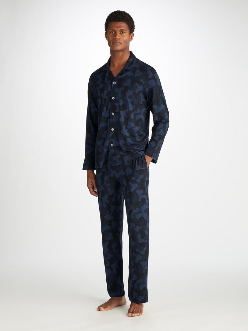 Men's Pajamas London 11 Micro Modal Navy - 1