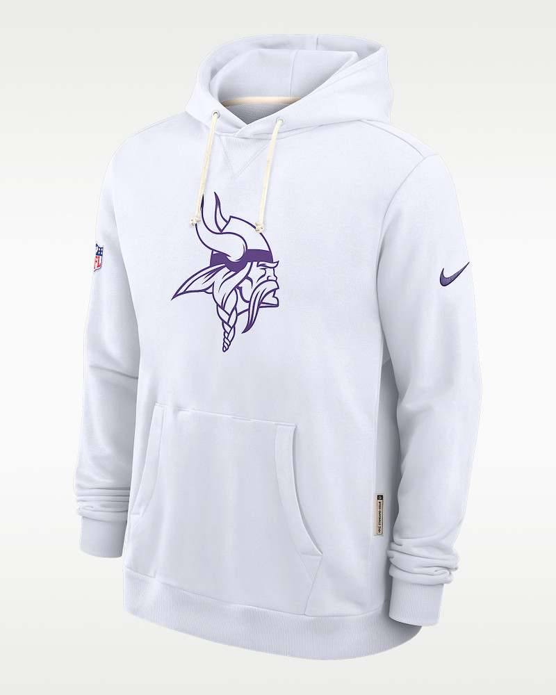 Minnesota Vikings Alt 2 Tight Coverage Sideline Men's Nike Dri-FIT NFL Pullover Hoodie 1