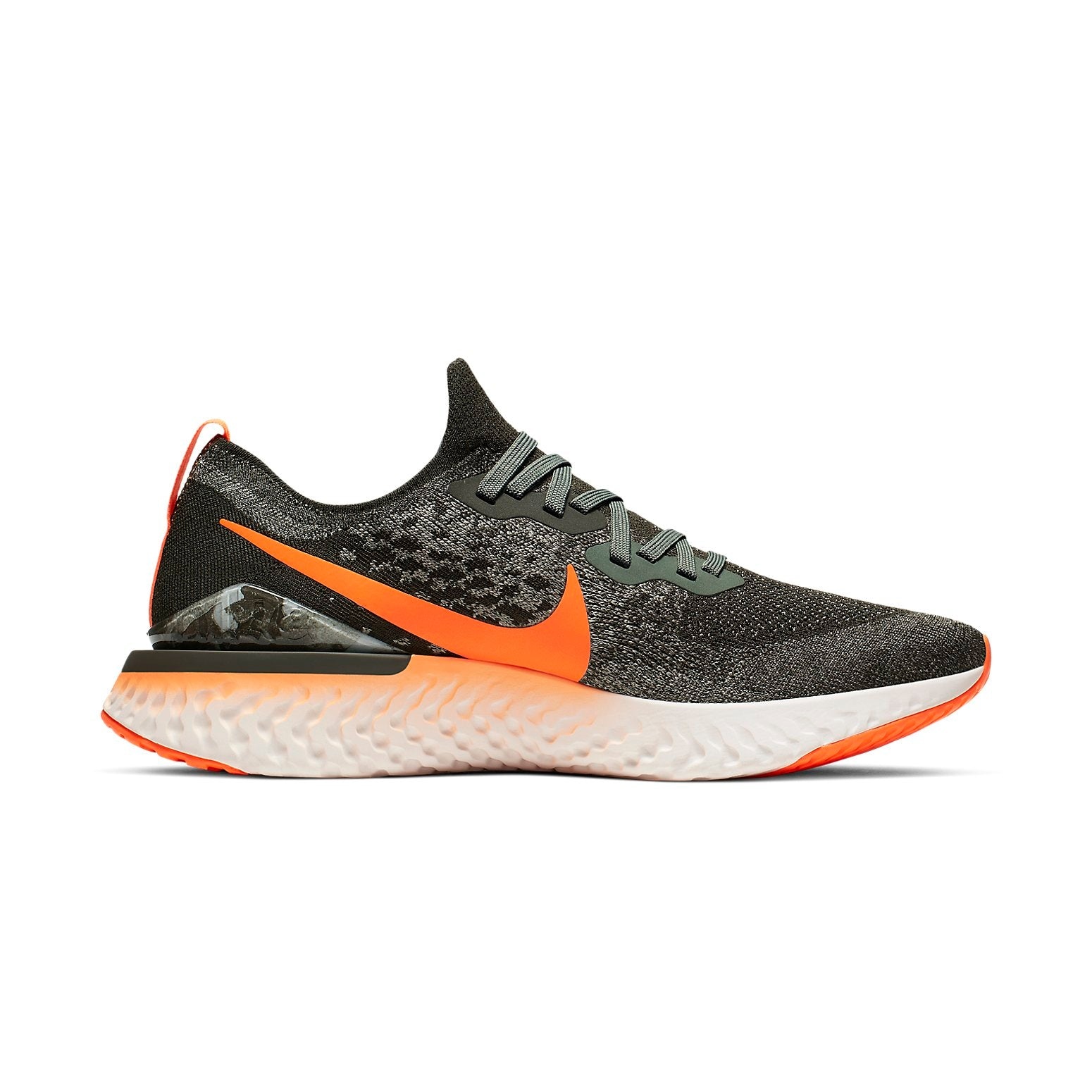 Nike Epic React Flyknit 2 'Black Orange' CJ7794-381 - 2