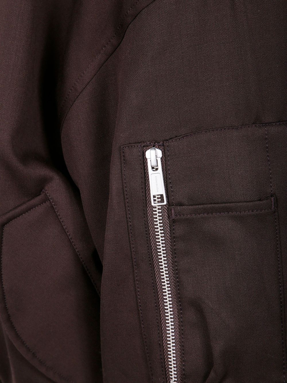 zip-fastening bomber jacket - 3