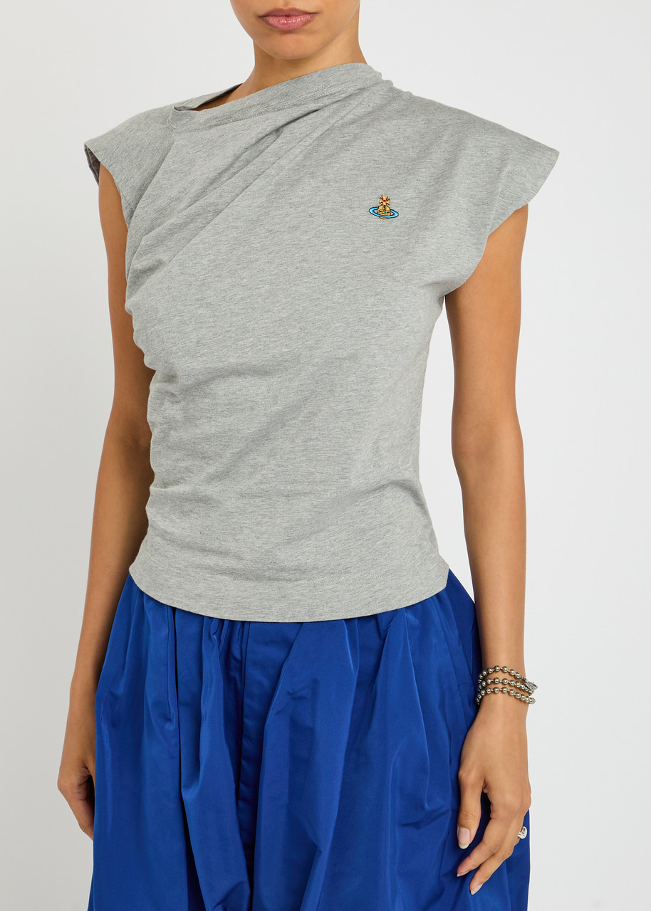 Vivienne Westwood Hebo Asymmetric Cotton T-shirt - 2