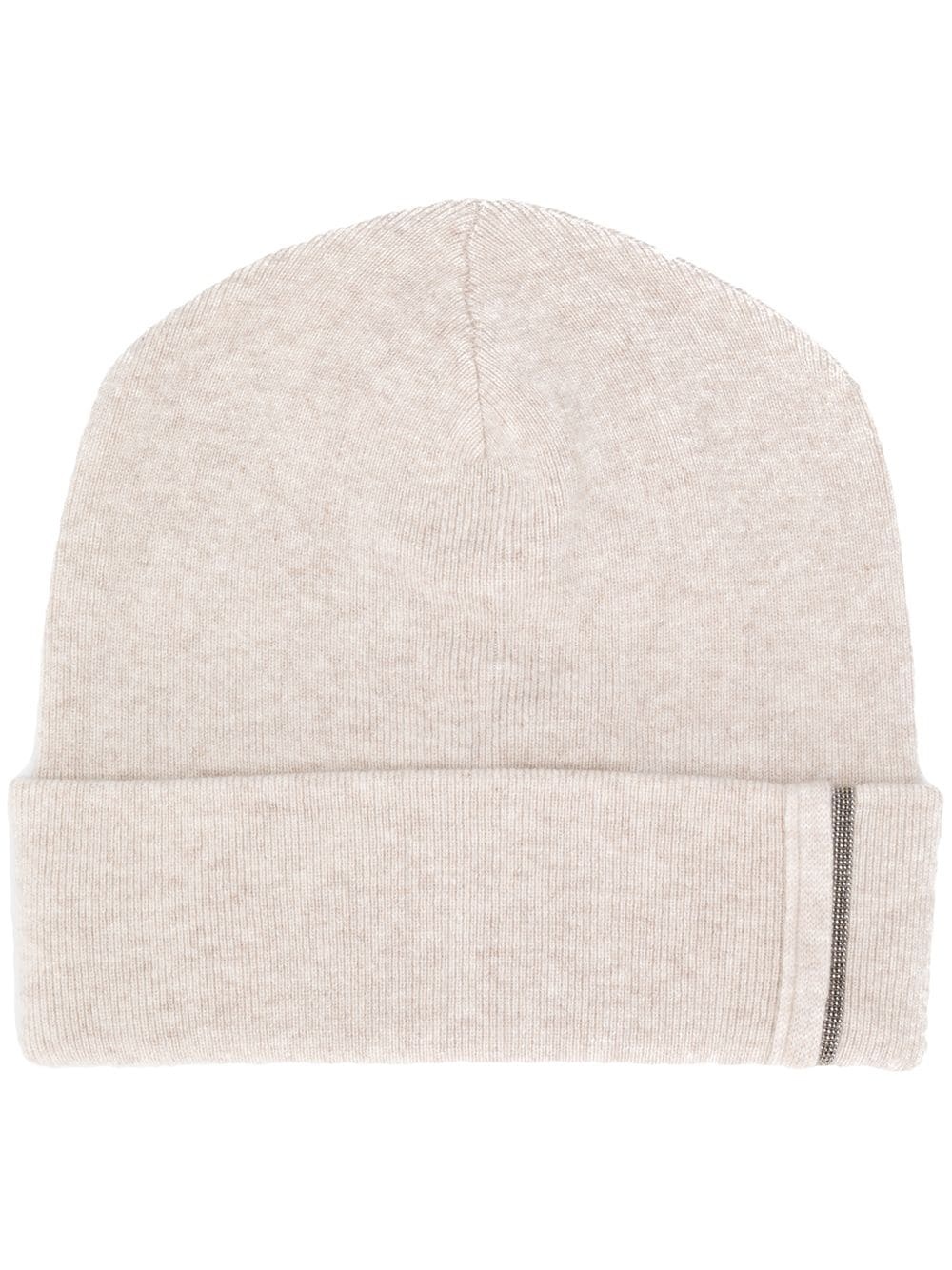 bead trim beanie - 1