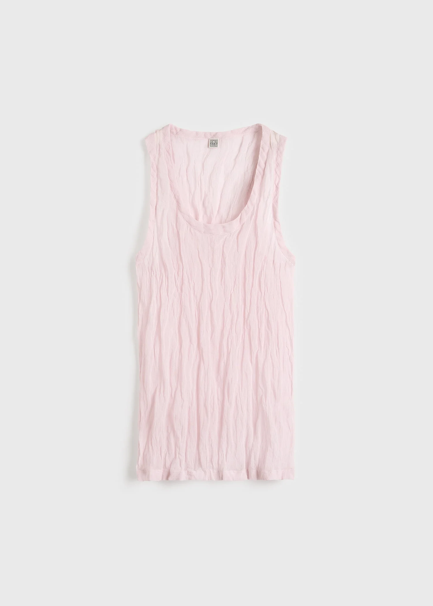 Crinkled gauze tank bloom - 1