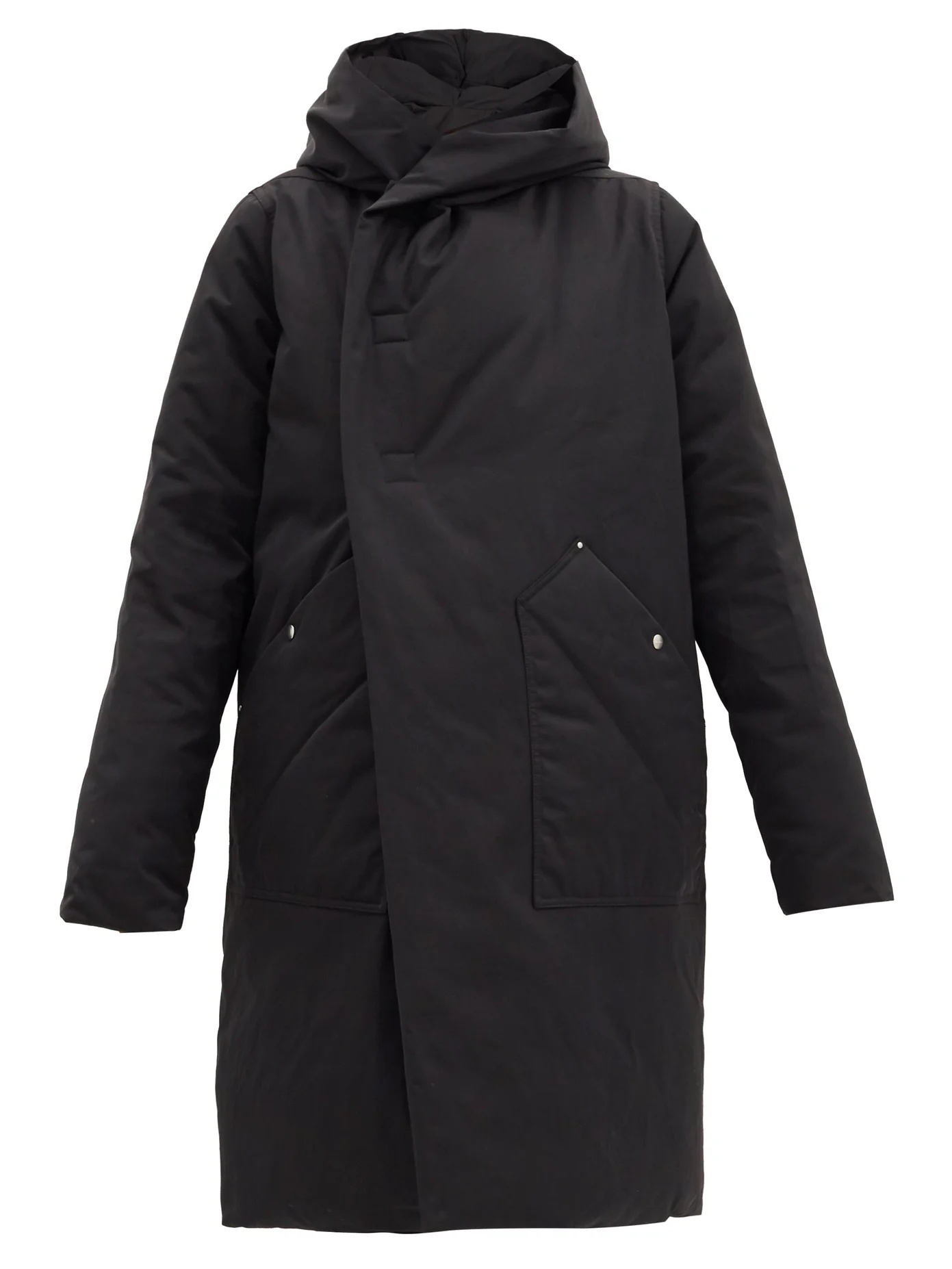 High-collar down-padded technical parka - 1