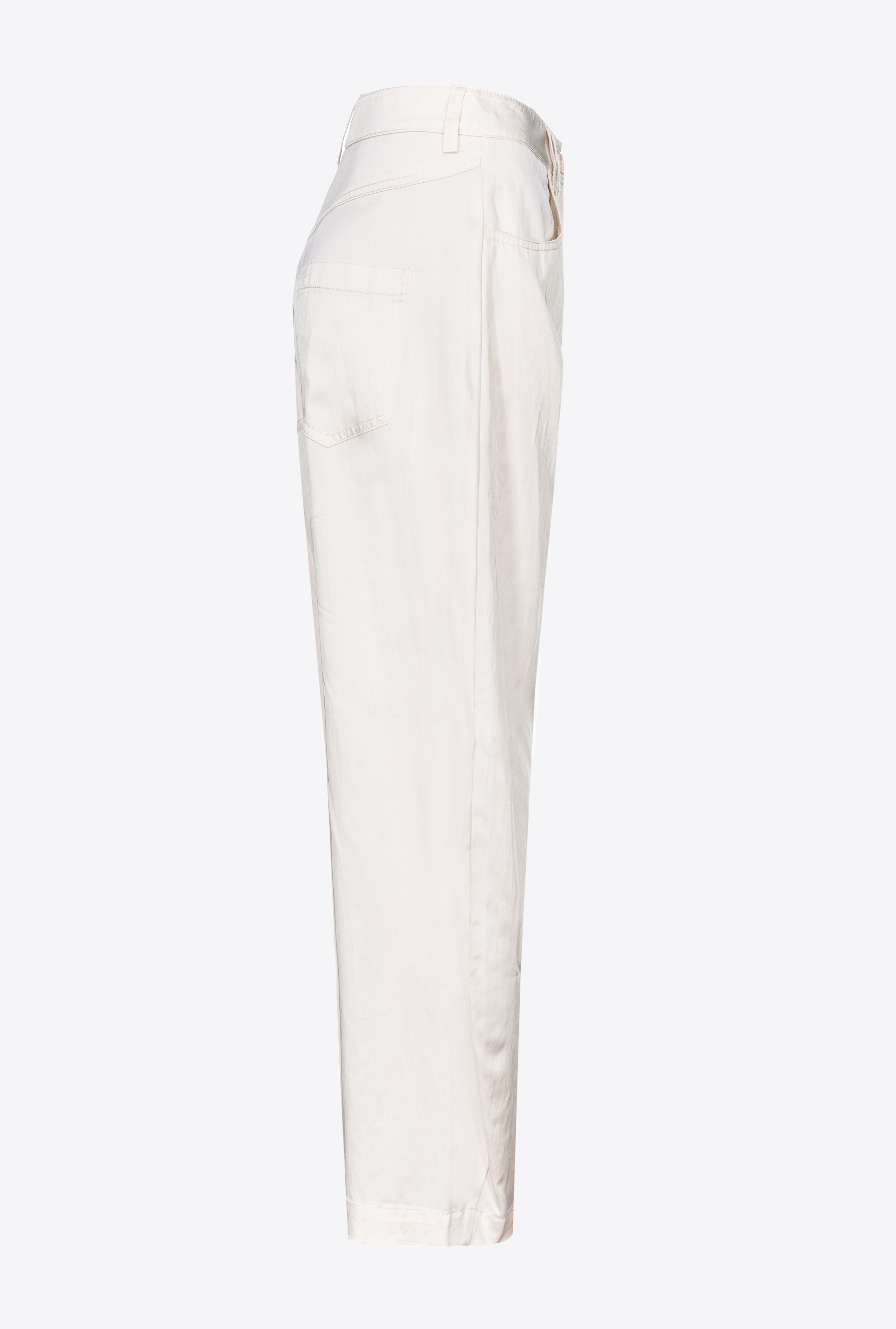 SATIN BARREL-LEG TROUSERS - 6