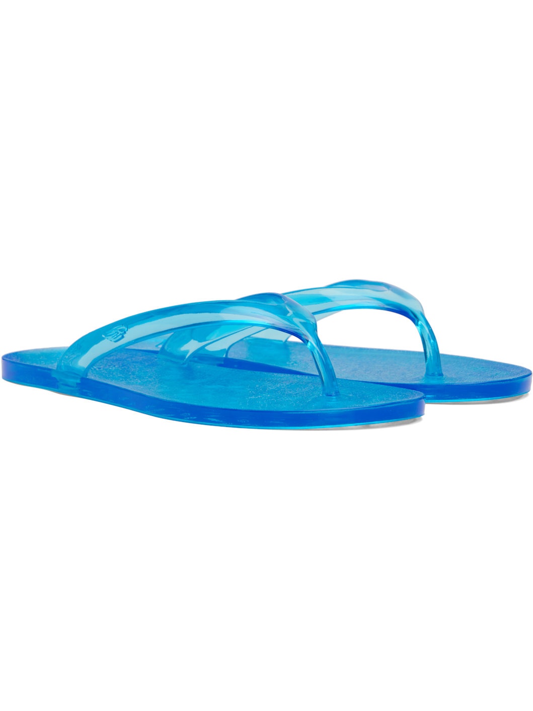 Blue Jelly Flip-Flops - 4