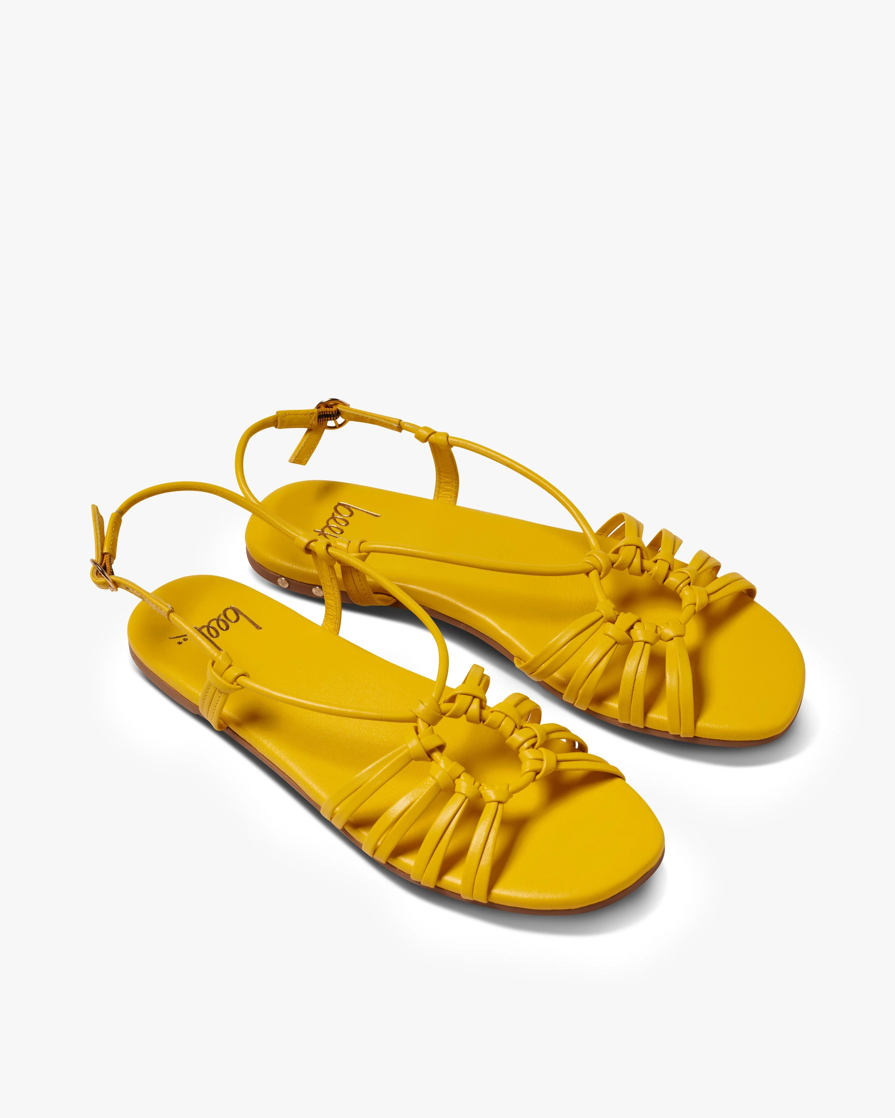 Livia Knotted Leather Strap Sandal - 1