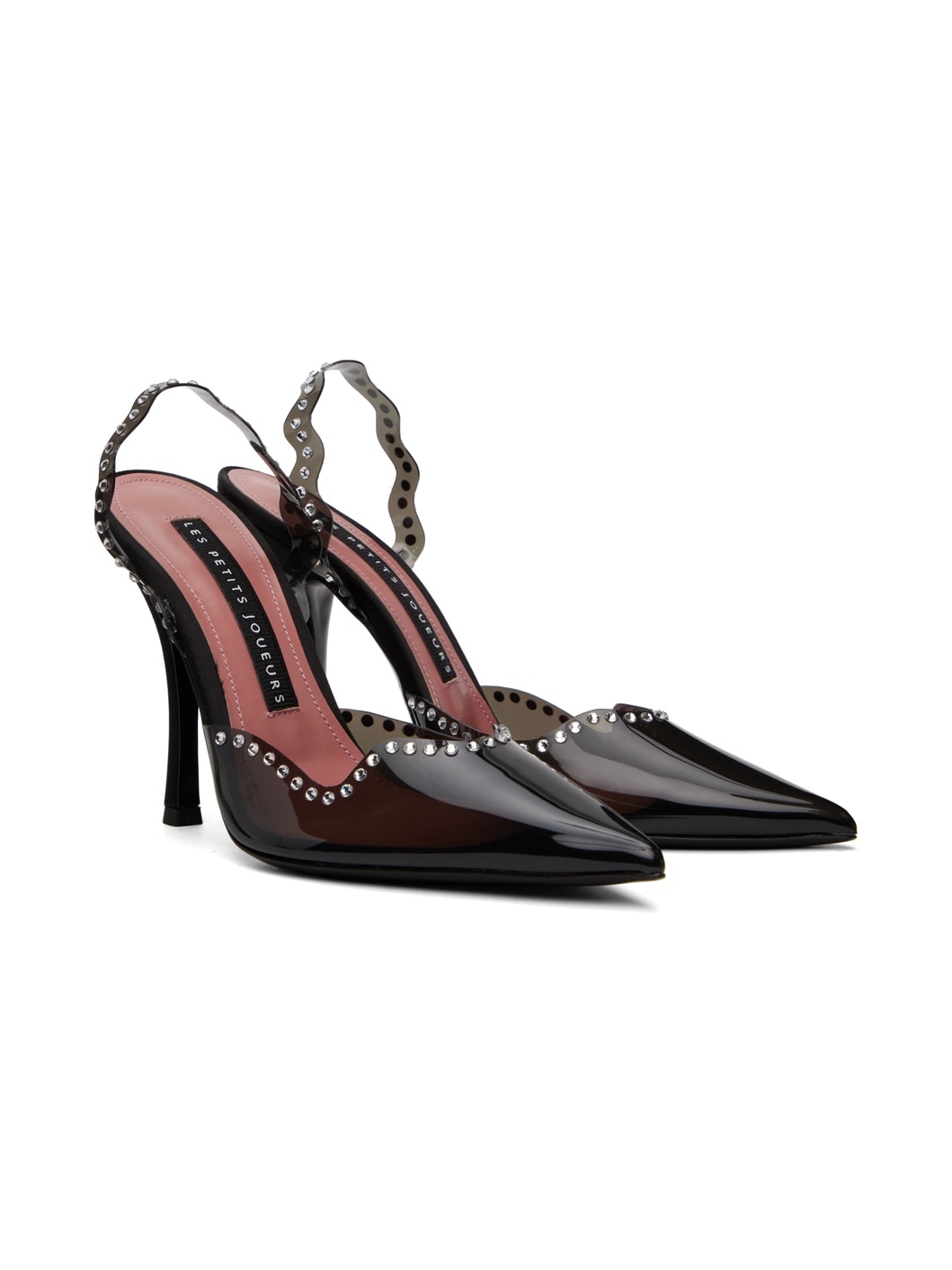 Black Jerry Waves Heels - 4