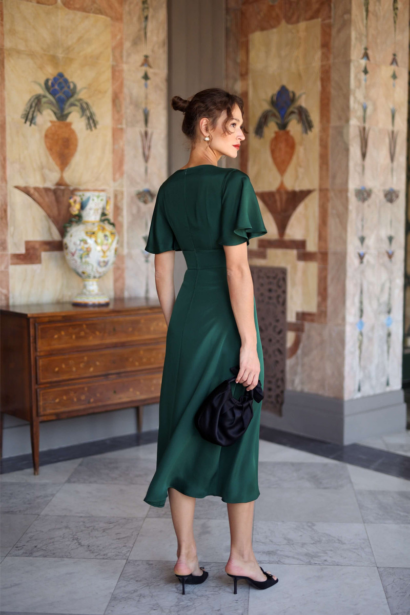 Coralie Evening Dress Open back 21