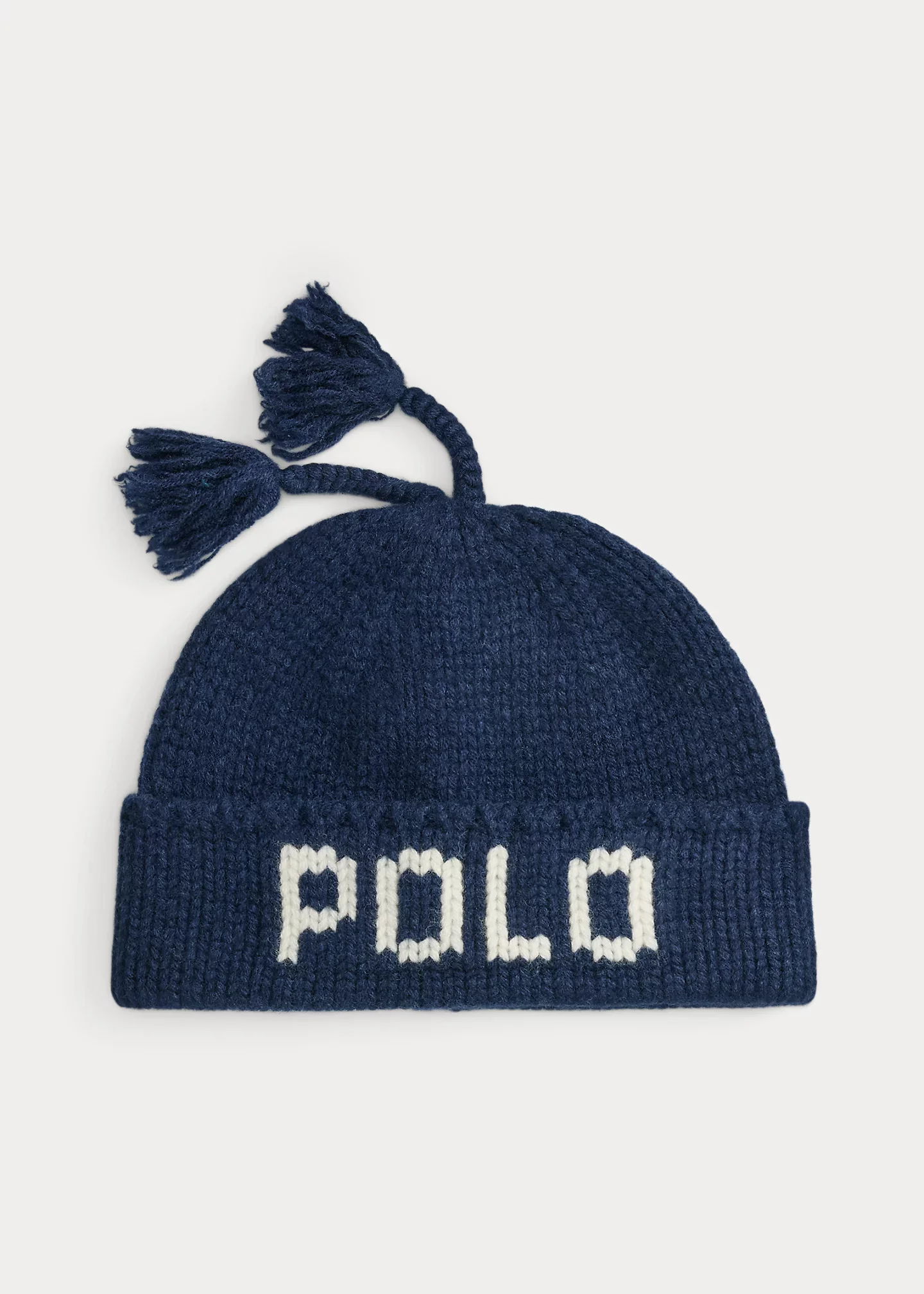 Logo Tassel Wool Beanie - 1