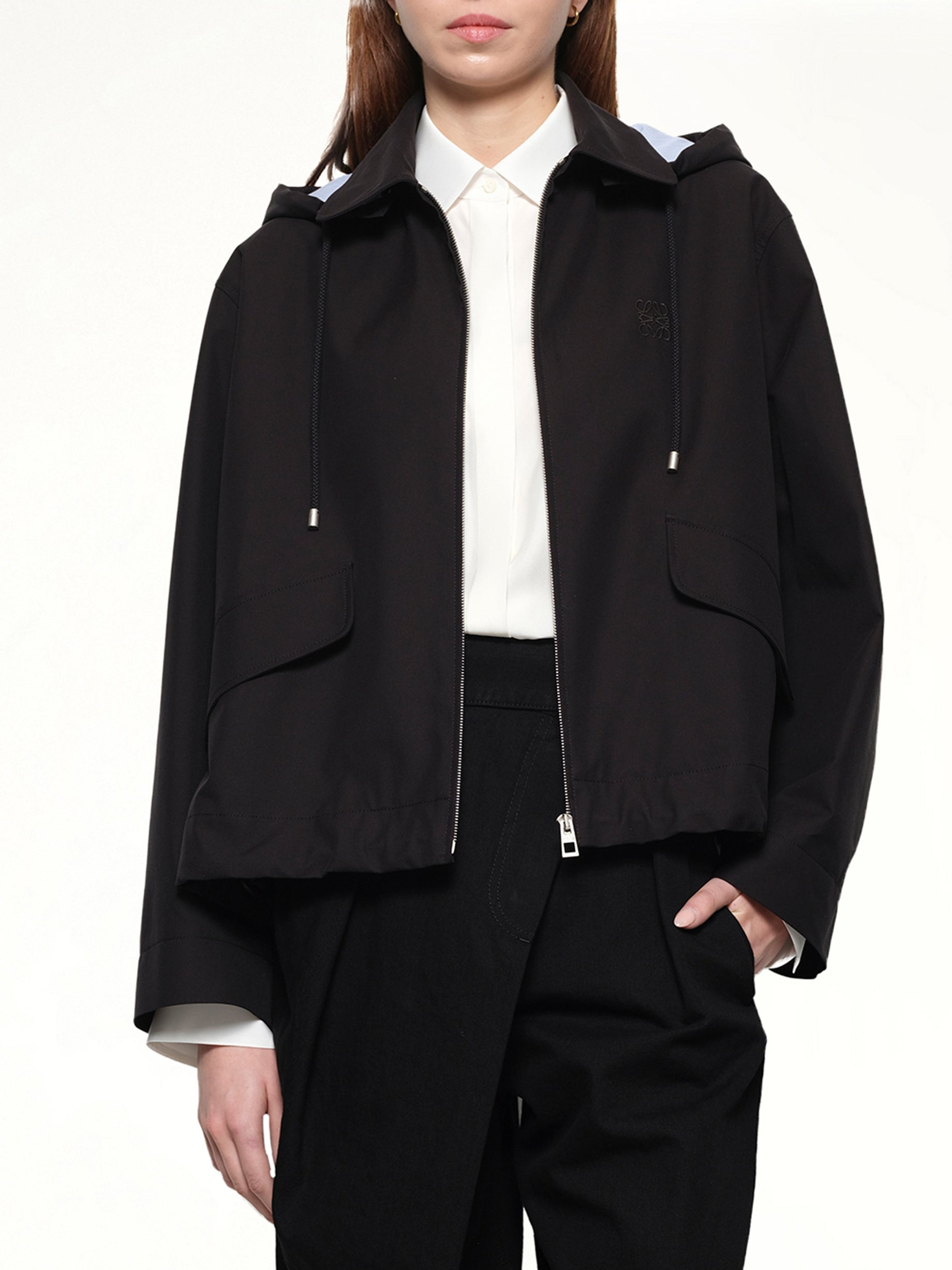 Hooded Parka in Black - 6