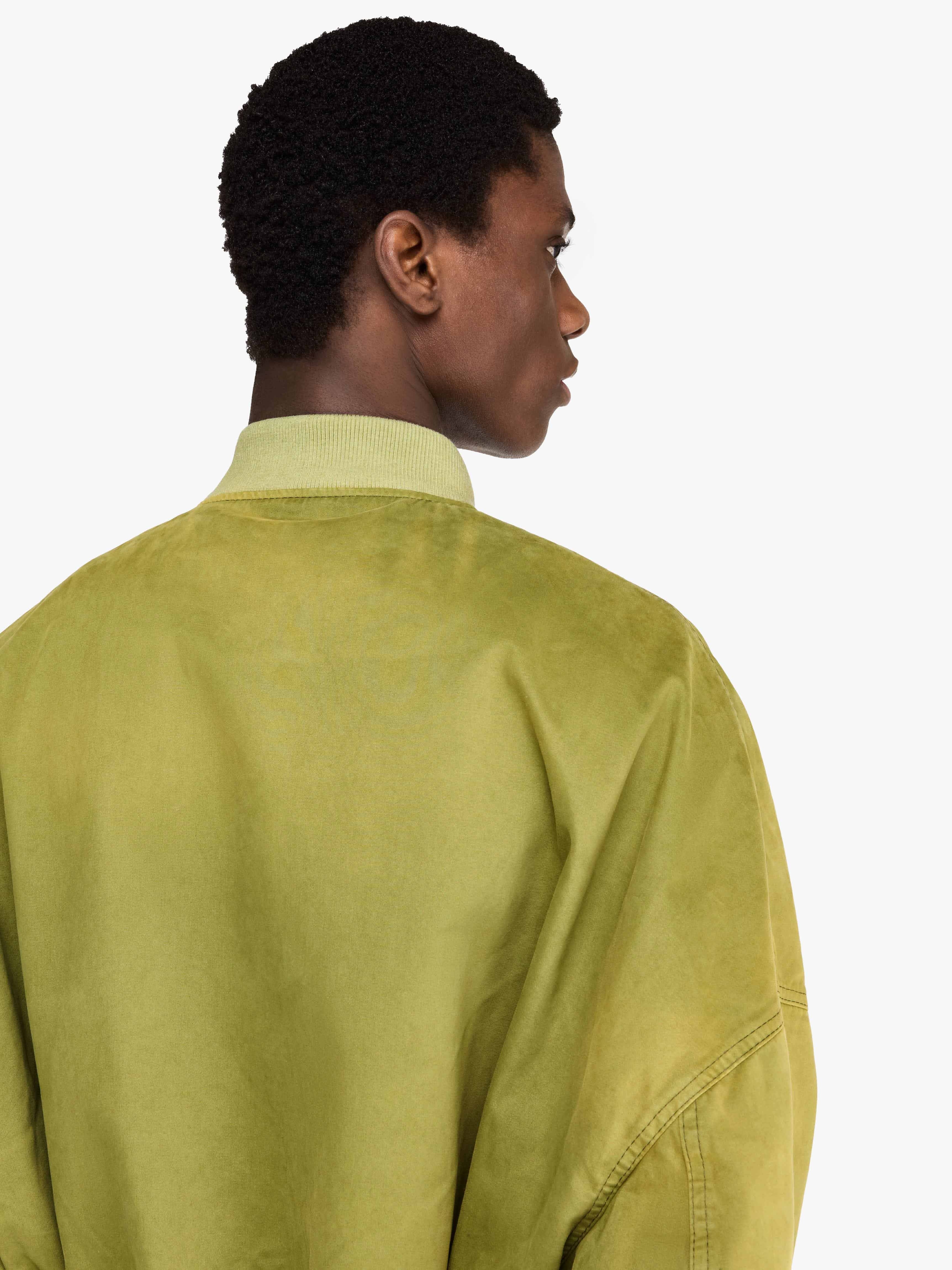 RELAXED COTTON BOMBER JACKET - 5