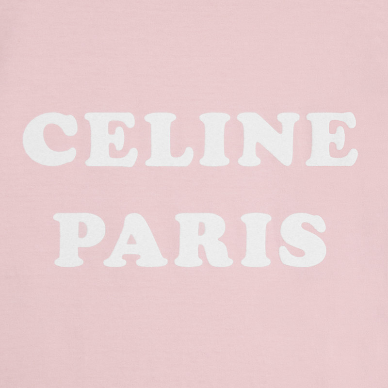celine paris 70’s t-shirt in cotton jersey 4