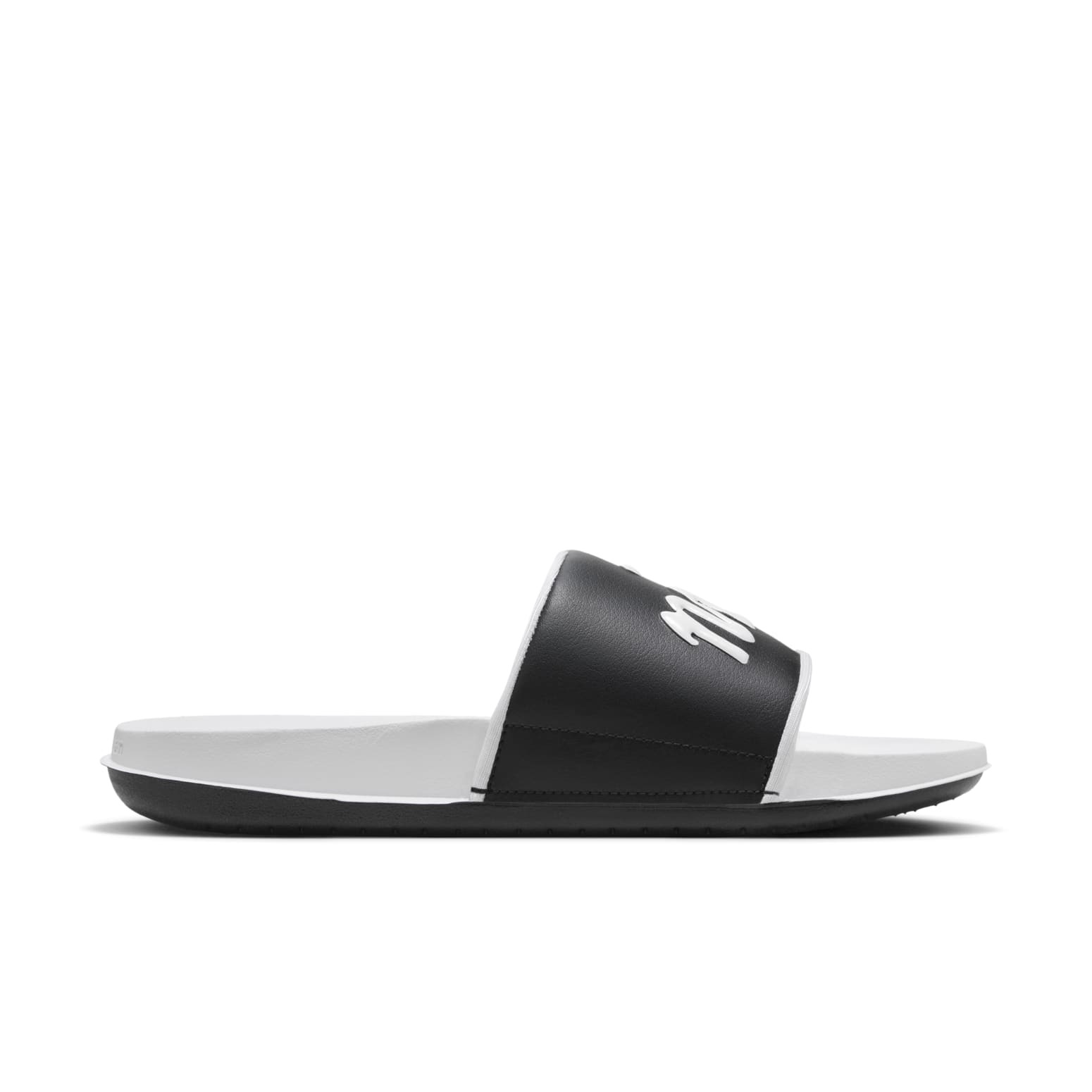 (WMNS) Nike Offcourt Slides 'White Black Mismatched' FQ7646-100 - 2