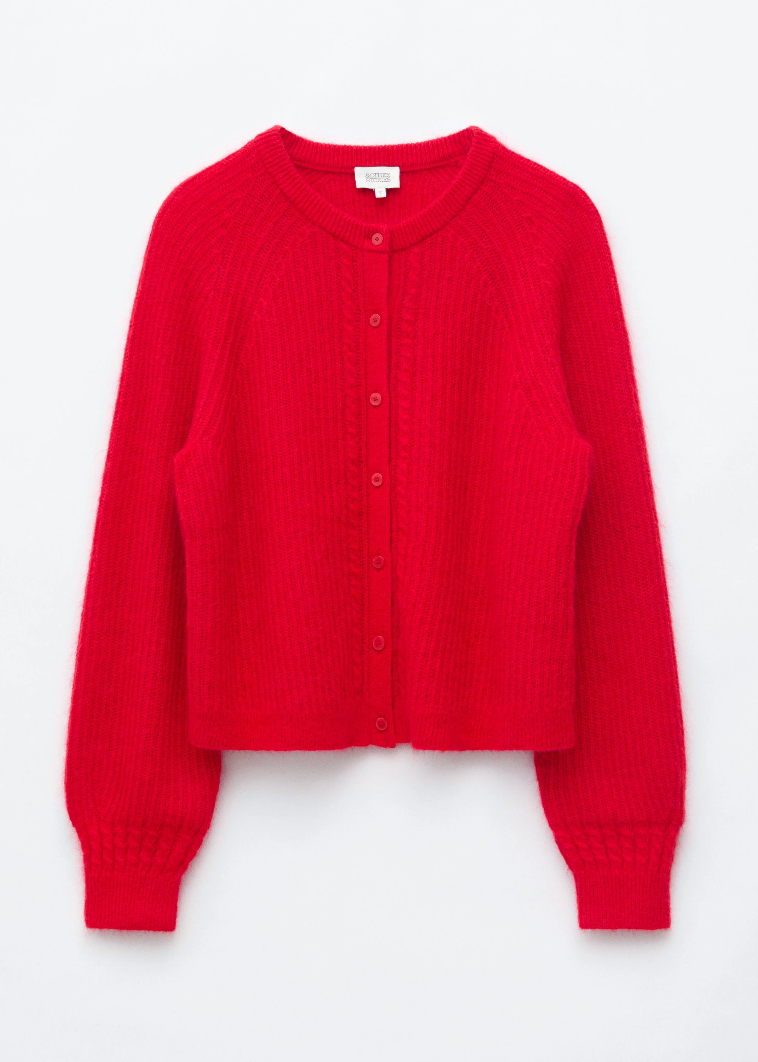 Mohair-Blend Cardigan - 1