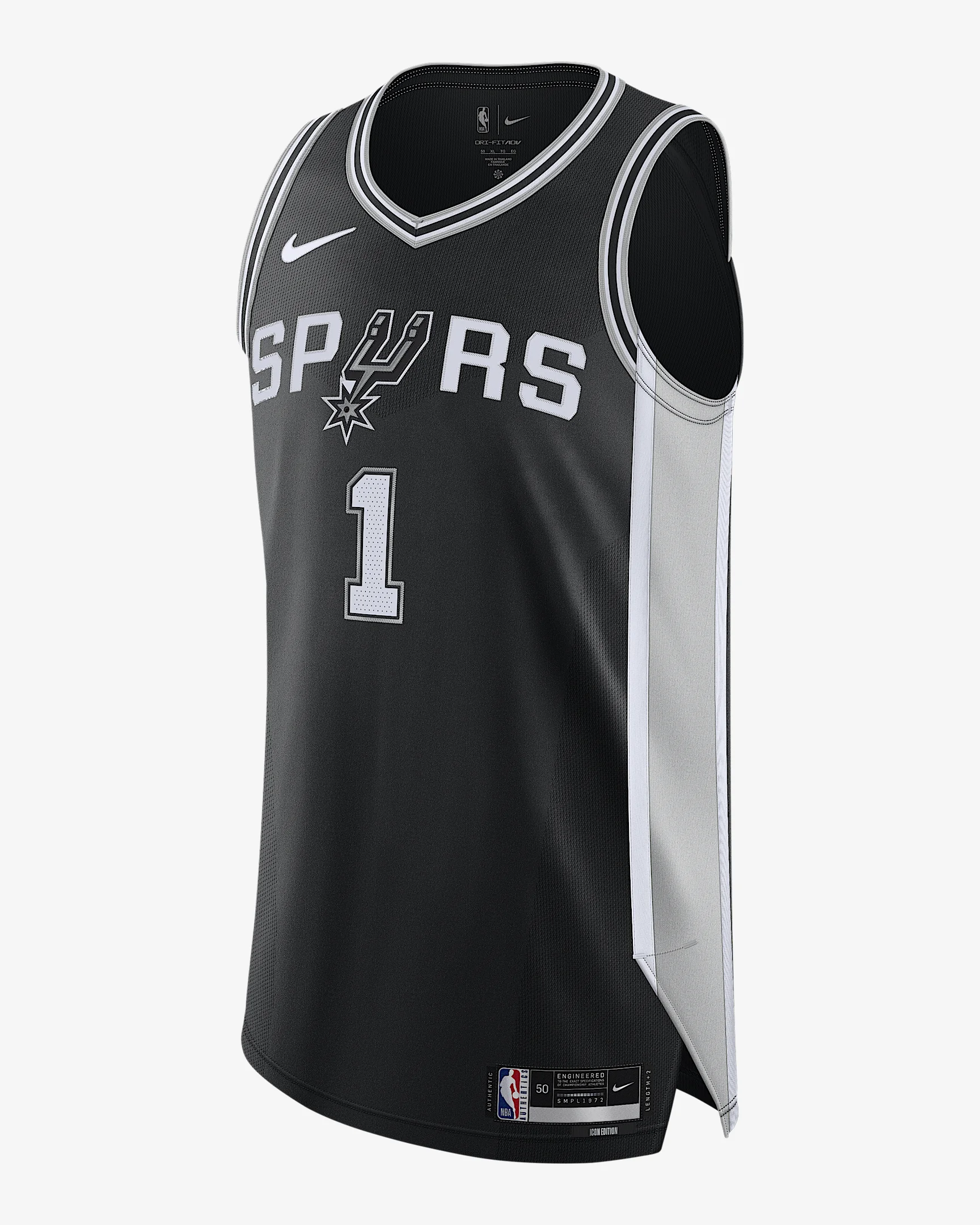Spurs Icon Edition 2020 Men's Nike NBA Authentic Jersey - 1