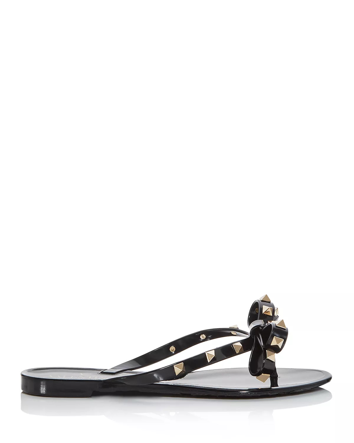 Women's Summer Rockstud PVC Thong Sandals - 3