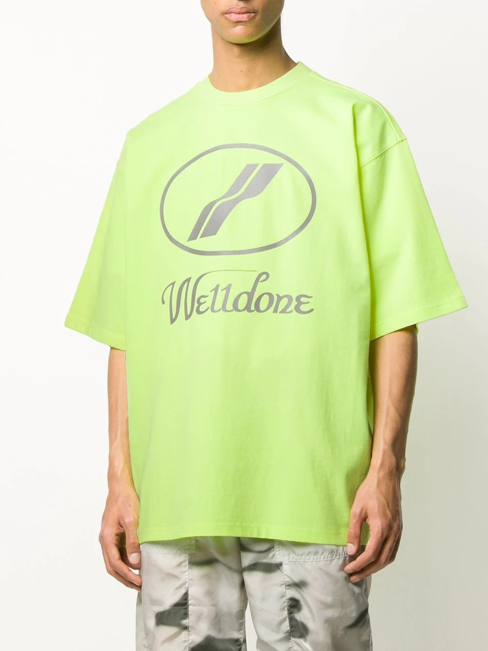 oversized logo print T-shirt - 4