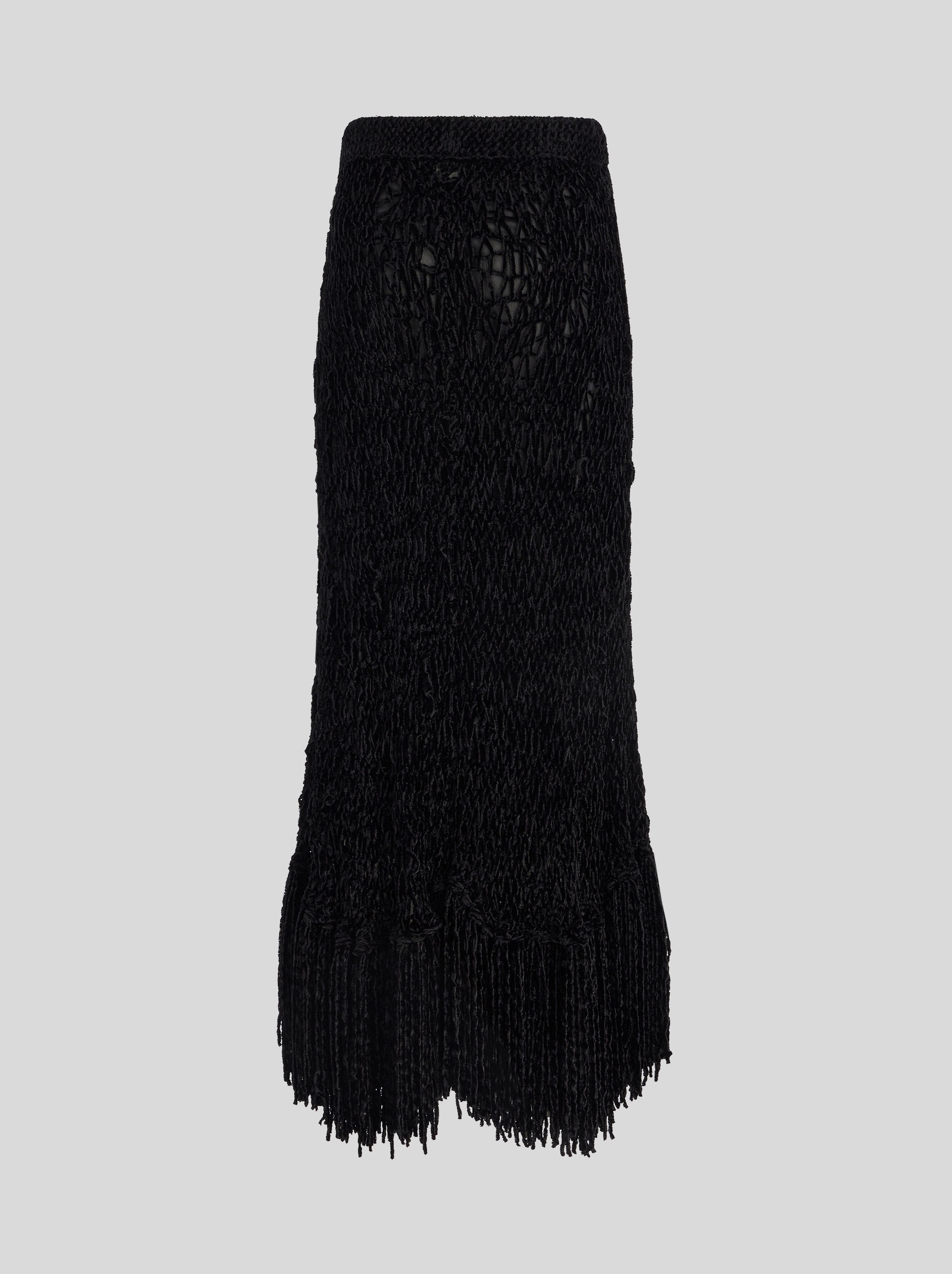 FRINGED CROCHET SKIRT - 2