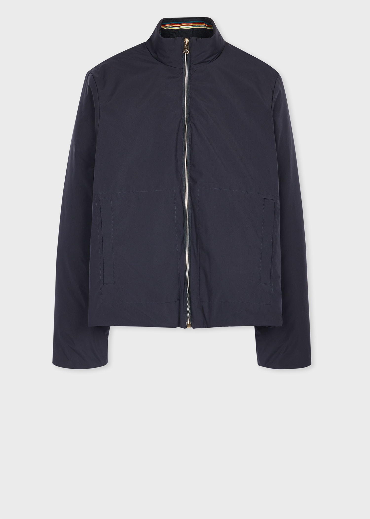 Paul Smith Navy Water-Repellent Down Jacket paulsmith REVERSIBLE