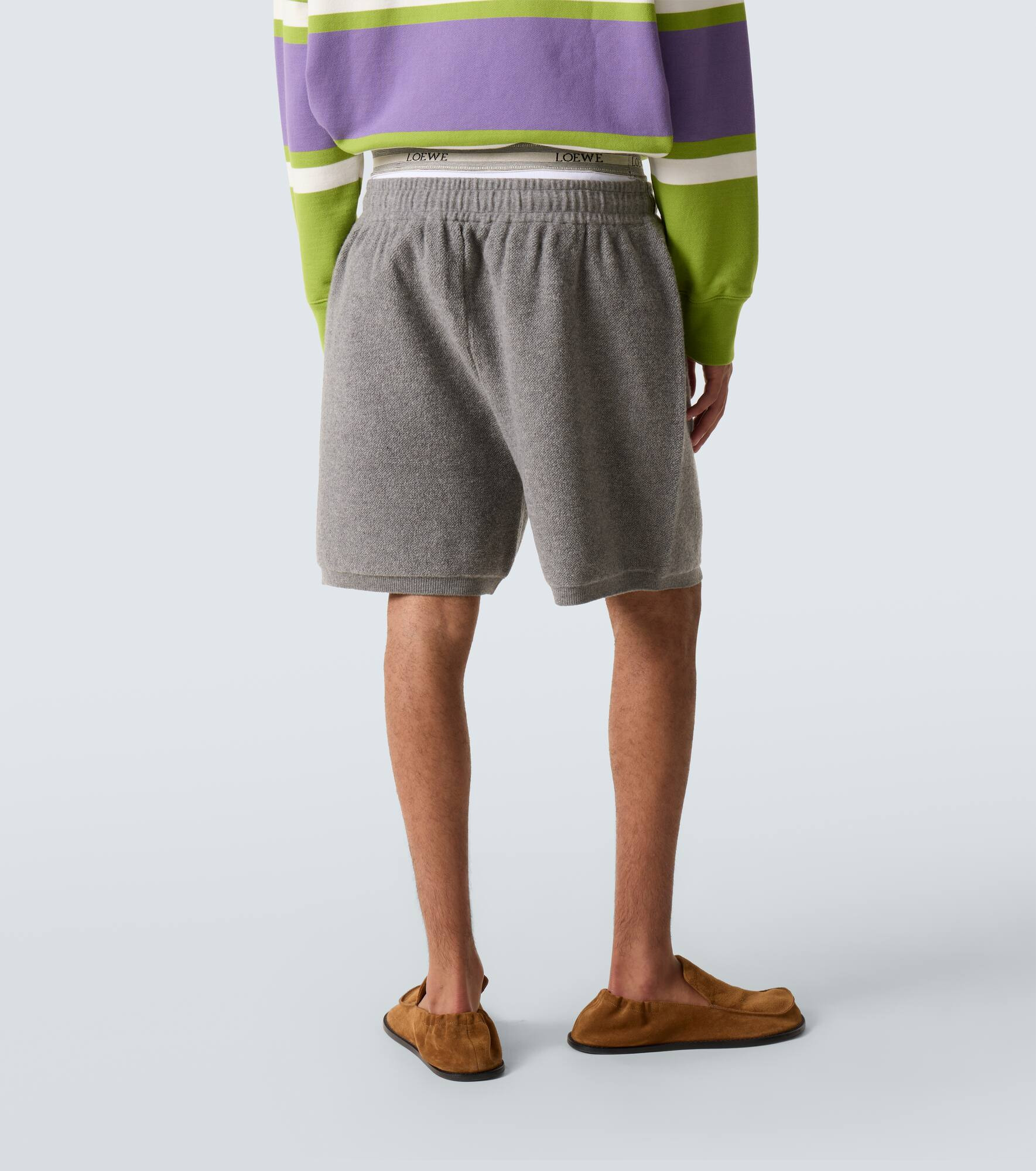 Wool-blend shorts - 4