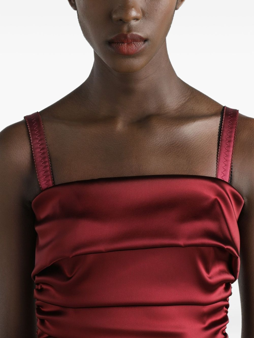 satin midi dress - 5