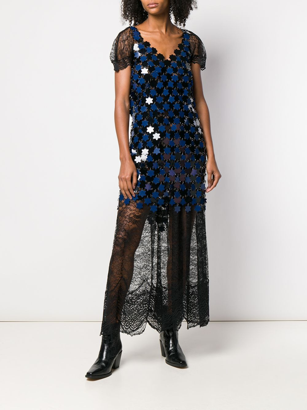 lace maxi dress - 2