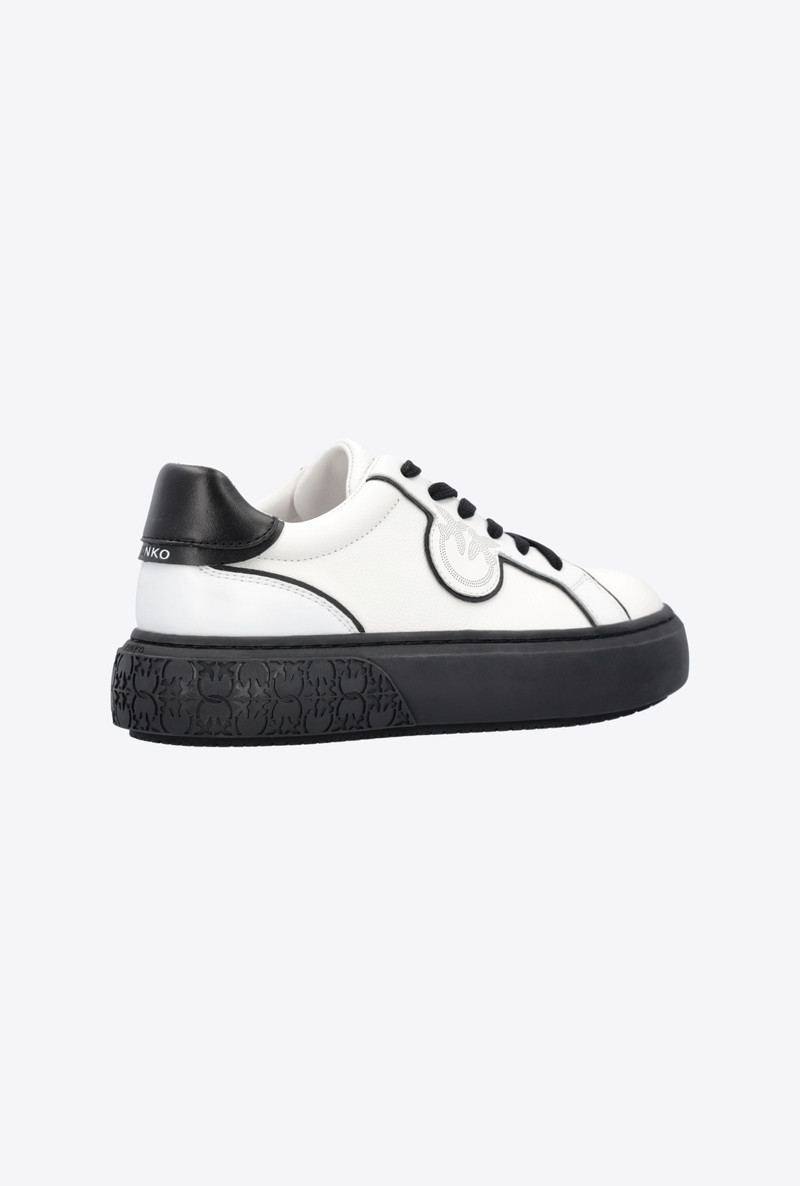LEATHER SNEAKERS WITH CONTRASTING DETAILS 3