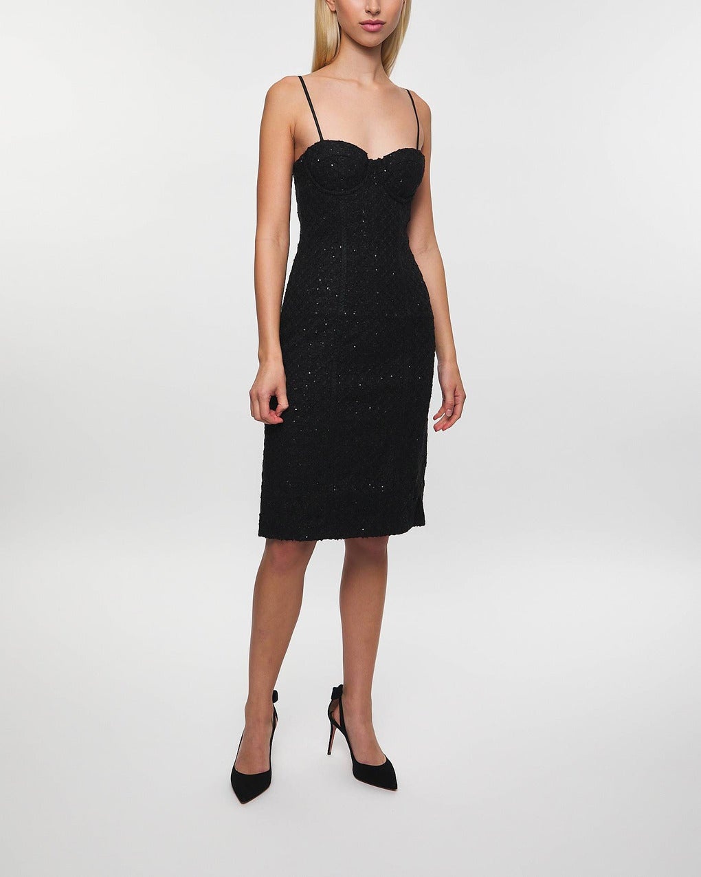 Dress Boucle Midi  Black - 2