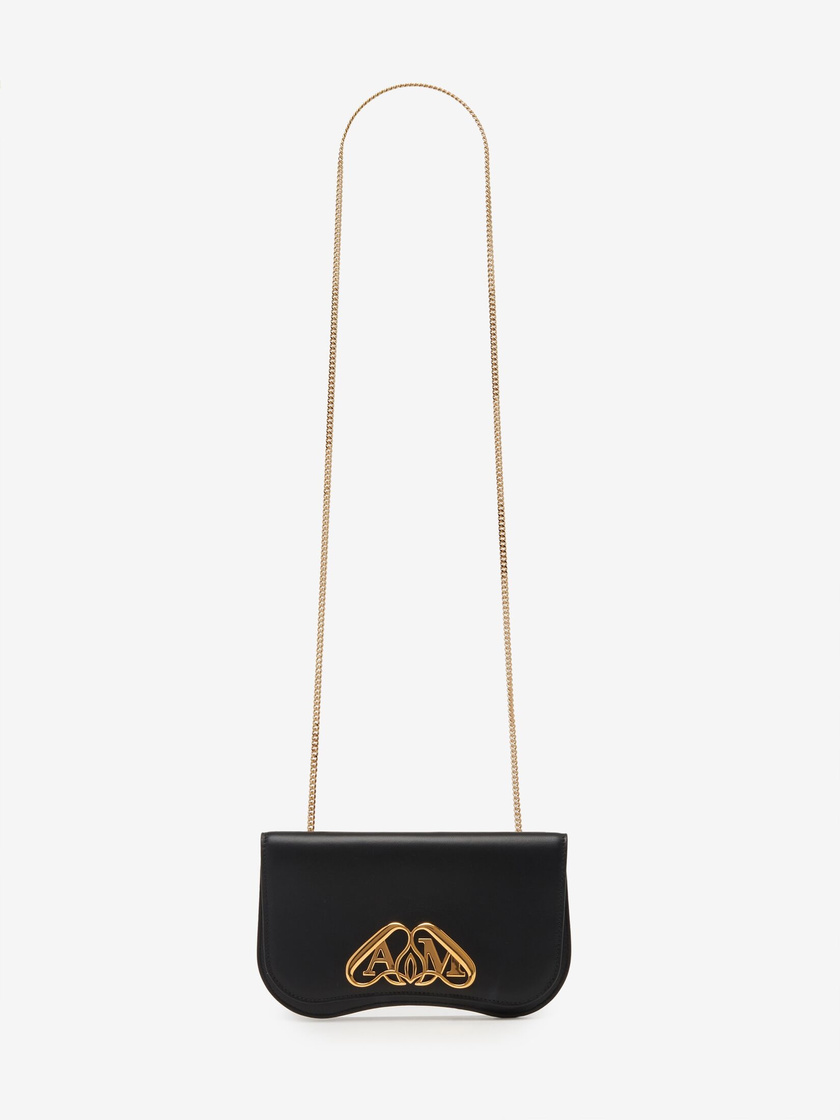 Women's The Seal Phone Mini Bag With Chain in Black - 6