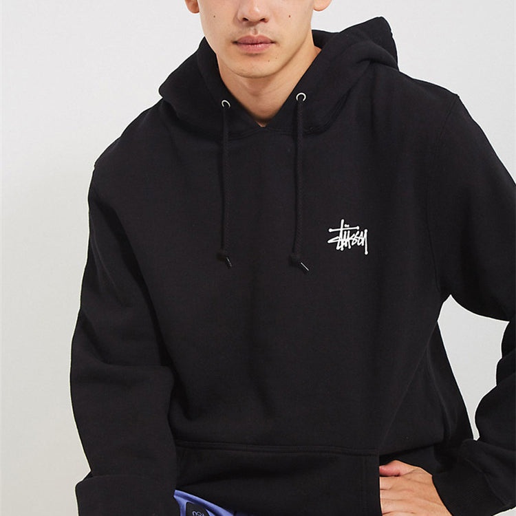 Stussy Basic Alphabet Logo Pullover Unisex Black TBD-STUSSY-2 - 4