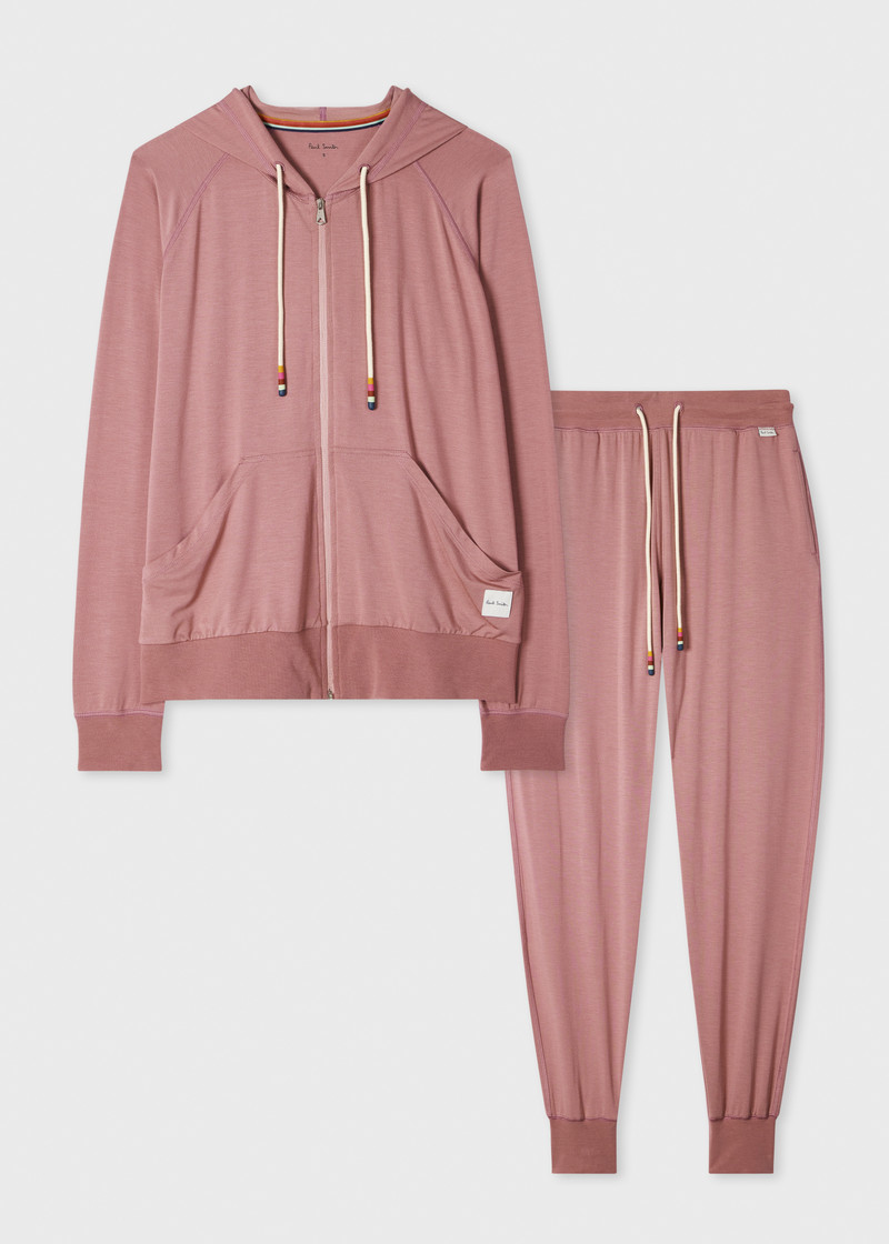Women's Dusky Pink Modal-Blend Loungewear Set 1