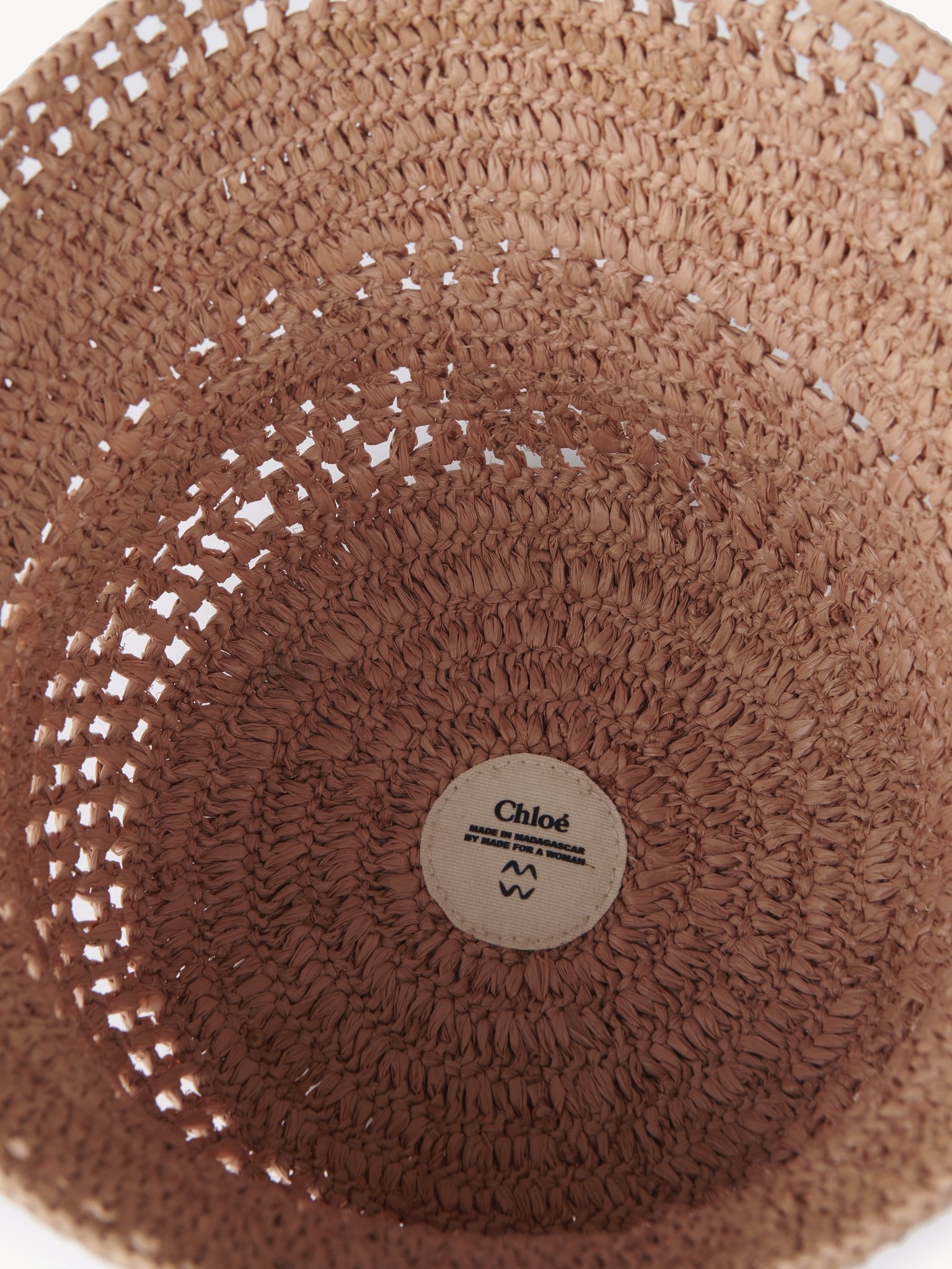 THE CHLOÉ SUNSET BUCKET HAT IN RAFFIA - 3