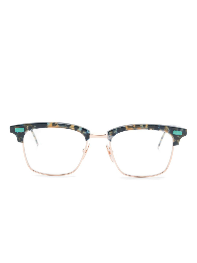 tortoiseshell-frame glasses 1