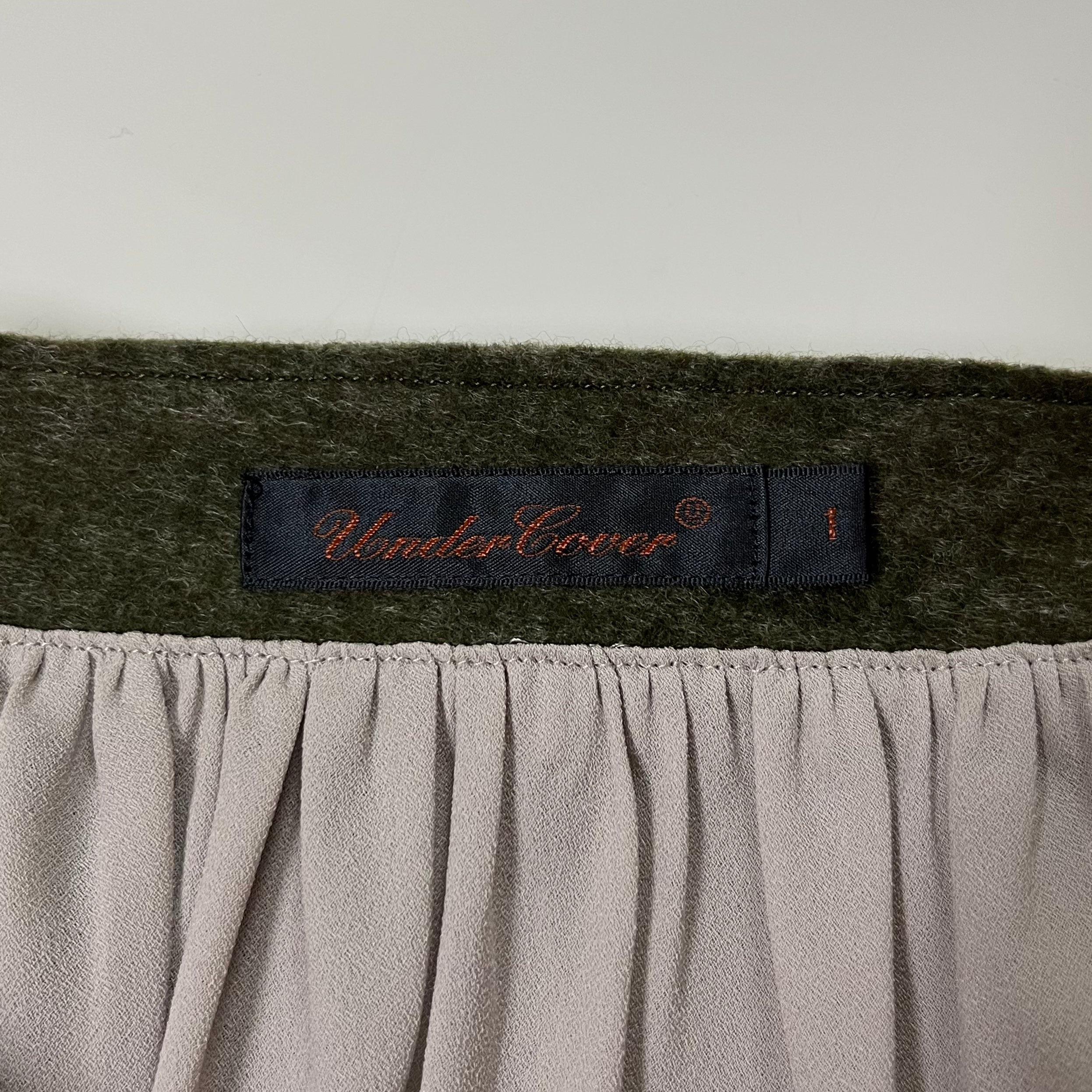 UNDERCOVER Fall Winter 2005 "Arts & Crafts" Flared Mini Skirt - 4