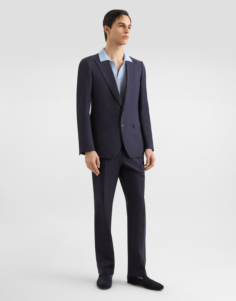 Dolce & Gabbana Single-breasted silk-blend gabardine taormina jacket outlook