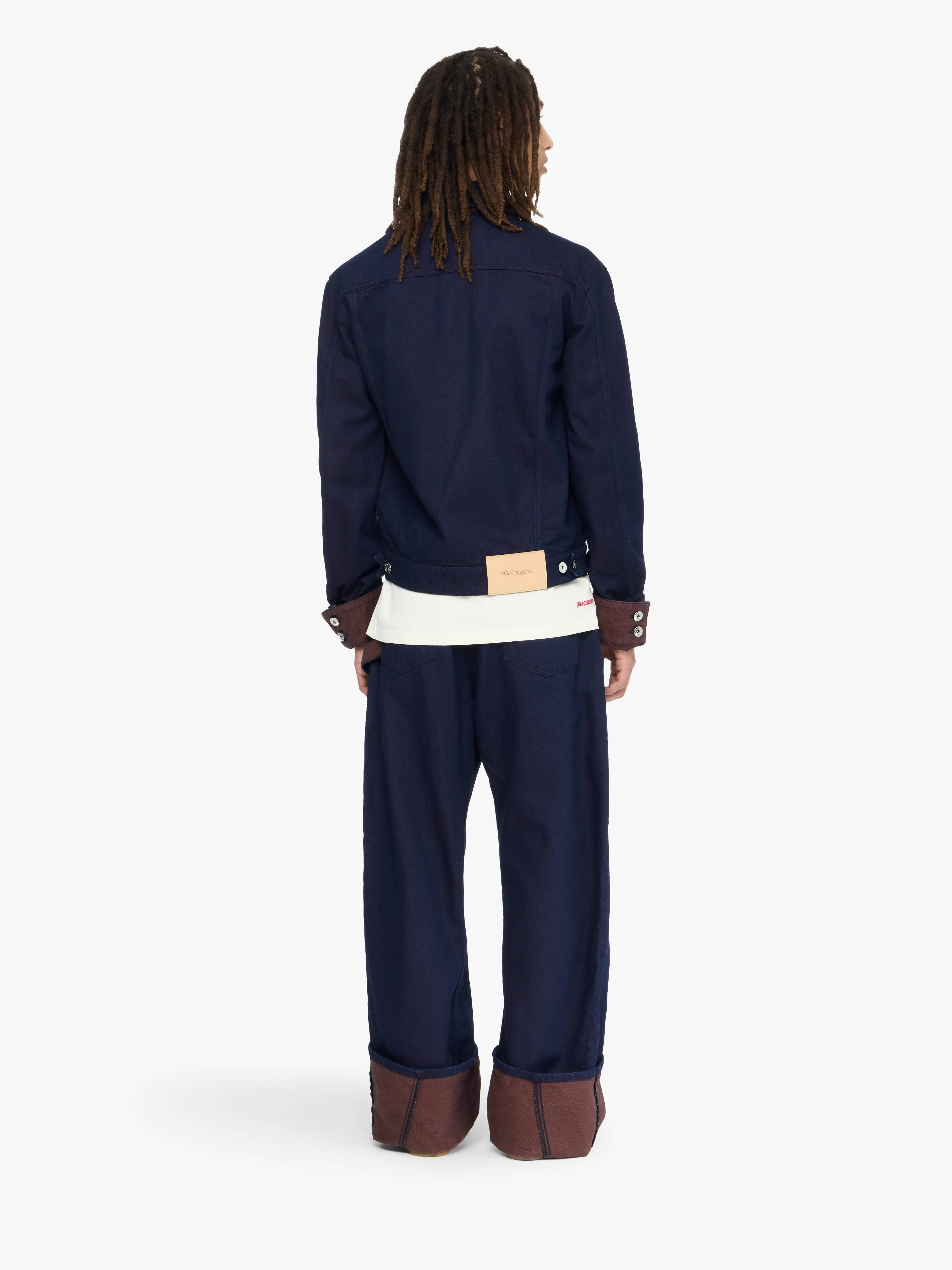 TURN UP CUFF DENIM JACKET - 3