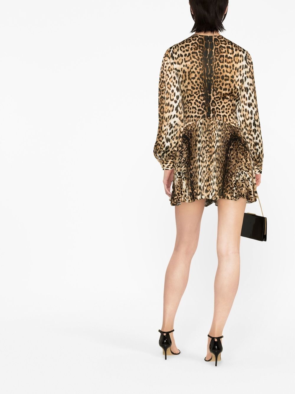 leopard-print mini dress - 3