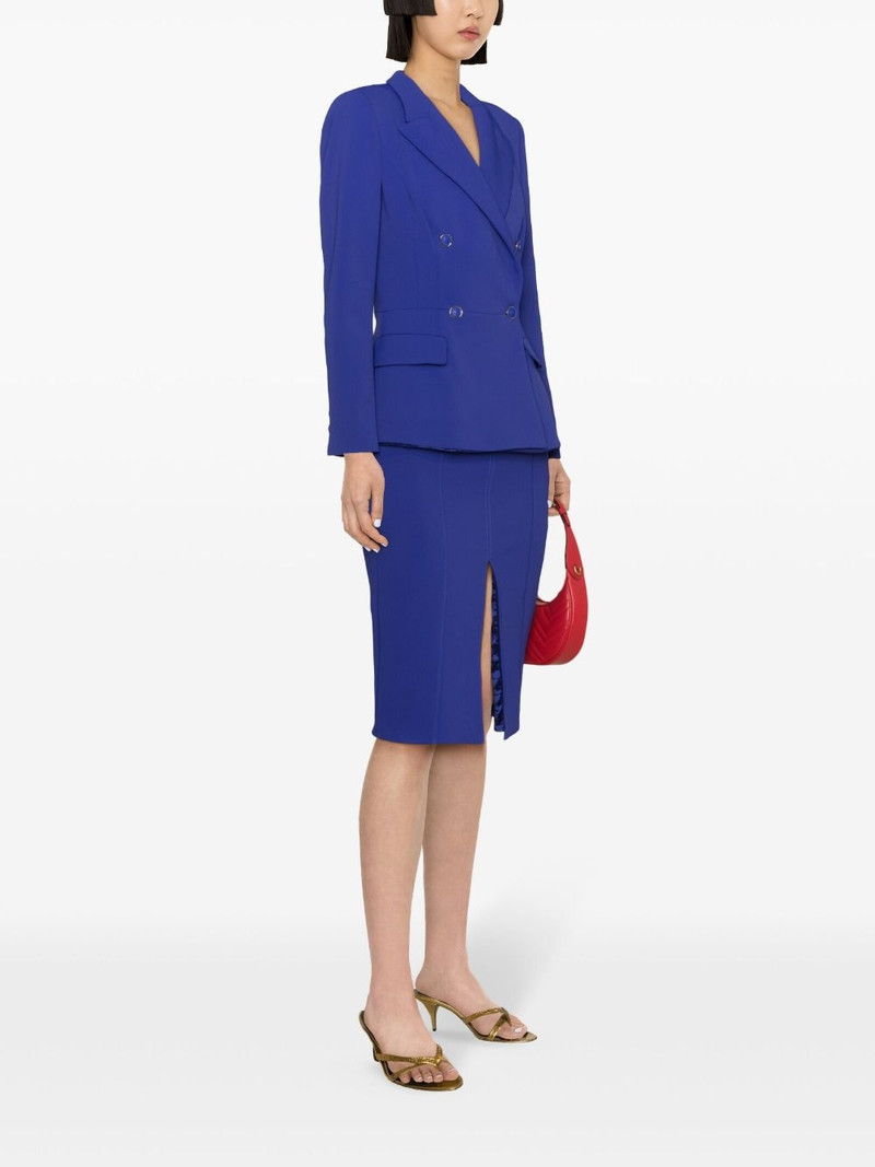 double-breasted peplum blazer 3