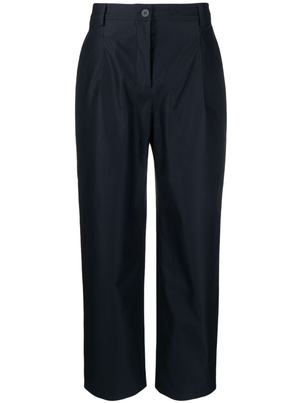 cotton pleated trousers - 1