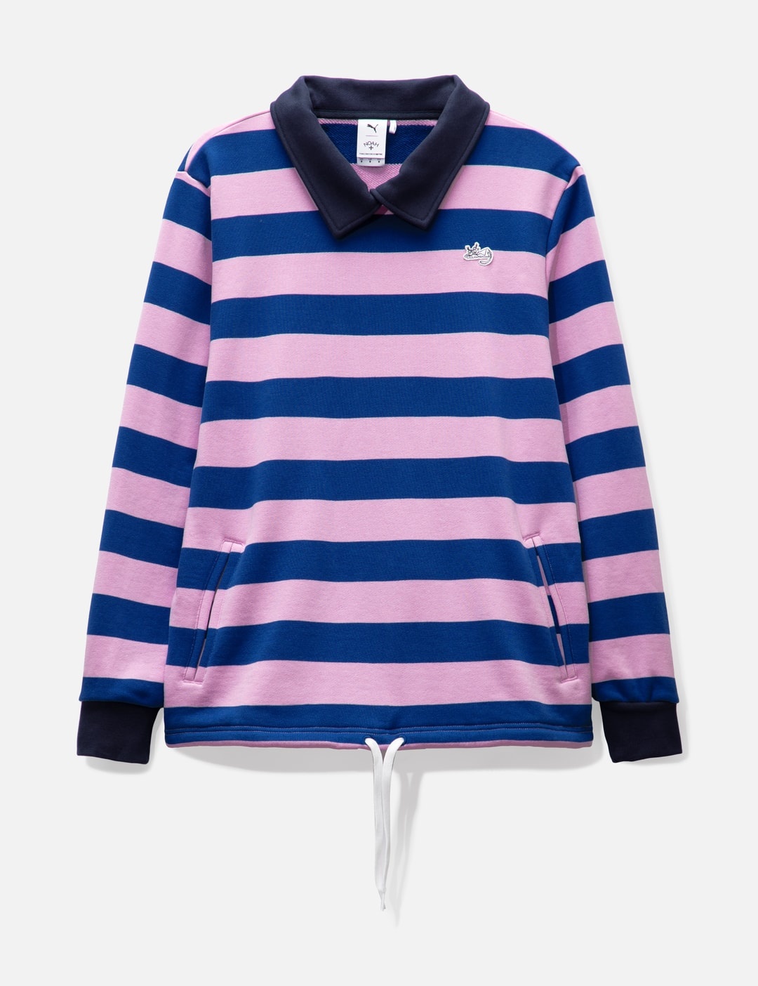 x Noah striped polo shirt - 1