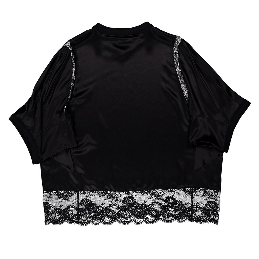 Burberry Lace Detailed Short Sleeve T-Shirt - 6