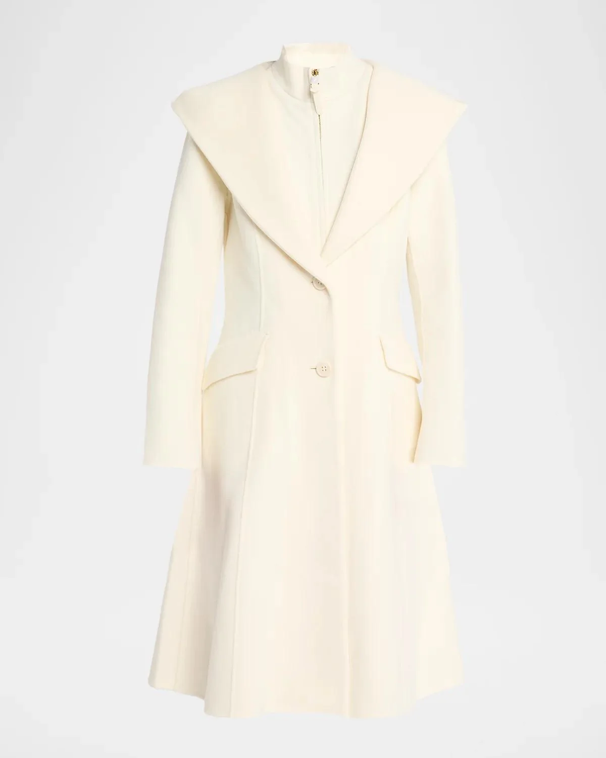 Gloria Wool Removable Bib Coat - 1