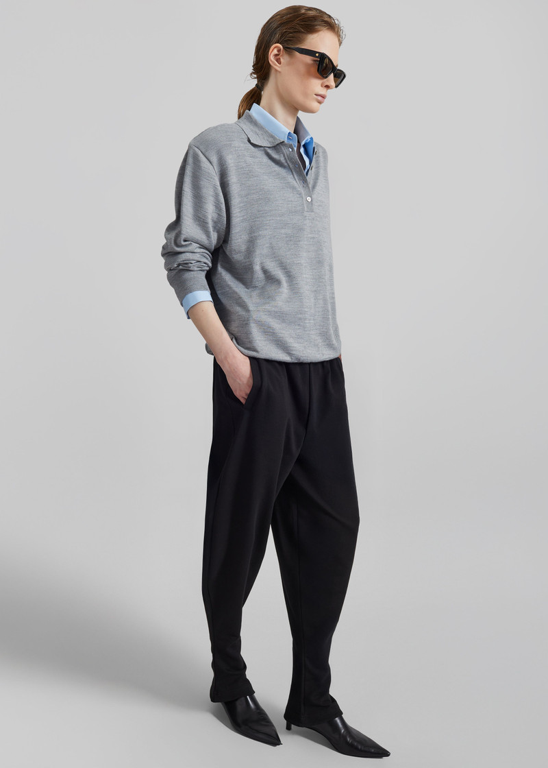 Avallon Padded Knit Polo - Grey 7
