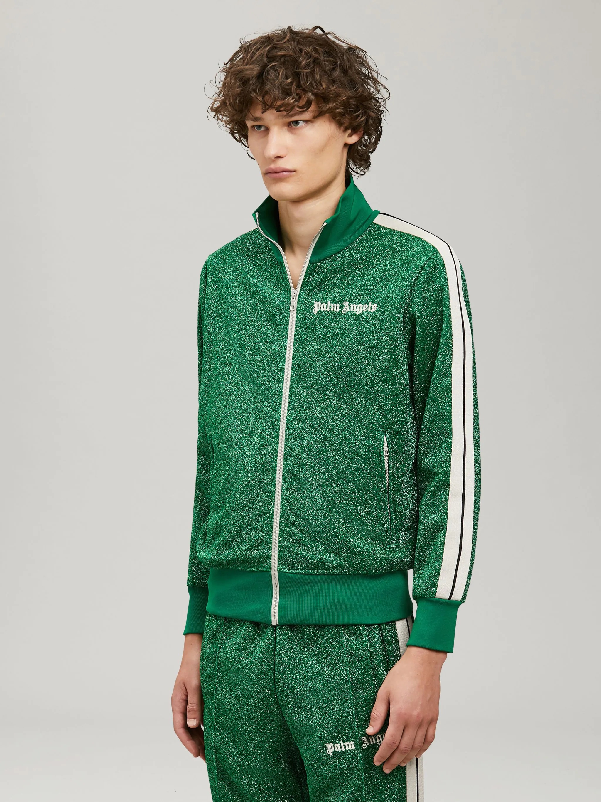 Palm Angels LUREX TRACK JACKET | REVERSIBLE