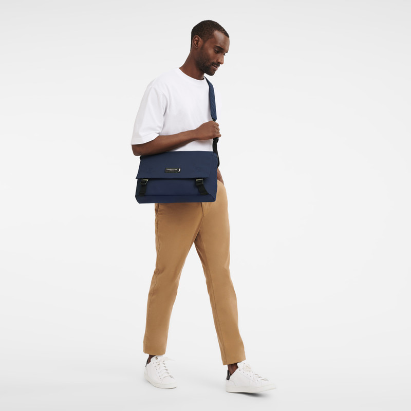 Longchamp Le Pliage Energy L Crossbody bag Navy - Recycled canvas outlook